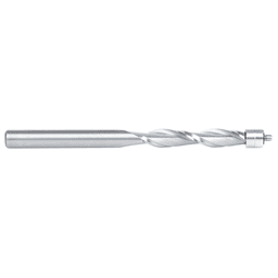 1/4" x 3-1/2" Aluminum Cutting Up-Cut Flush Trim Spiral Bit, 2-Flute, 1/4" Shank - Alt Image 1