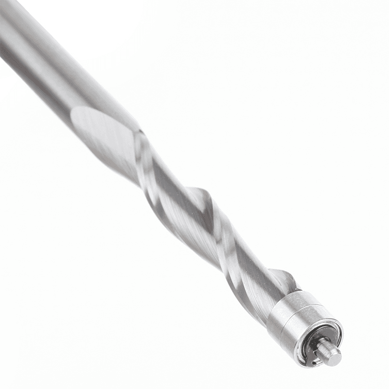 1/4" x 3-1/2" Aluminum Cutting Up-Cut Flush Trim Spiral Bit, 2-Flute, 1/4" Shank - Alt Image 3