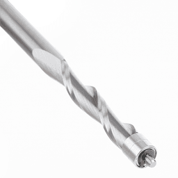 1/4" x 3-1/2" Aluminum Cutting Up-Cut Flush Trim Spiral Bit, 2-Flute, 1/4" Shank - Alt Image 3
