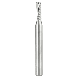 3/16" x 2-1/2" Up-Cut 'O' Plastic Cutting CNC Spiral Router Bit, 1-Flute, 1/4" Shank - Main Image
