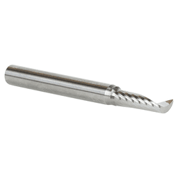 7/32" x 2-1/2" Up-Cut 'O' Plastic Cutting CNC Spiral Router Bit, 1-Flute, 1/4" Shank - Alt Image 3