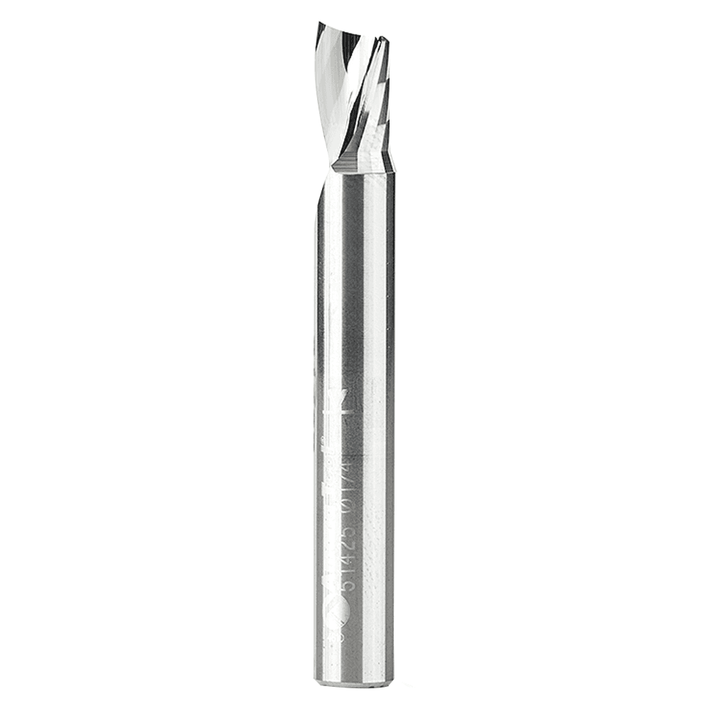 1/4" x 2" Up-Cut Spiral 'O' Single Plastic Cutting, 1-Flute, 1/4" Shank - Main Image