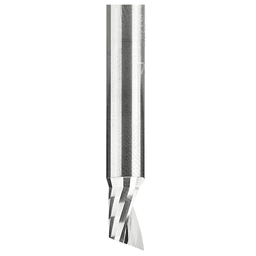 1/4" x 2" Up-Cut Spiral 'O' Single Plastic Cutting, 1-Flute, 1/4" Shank - Alt Image 1