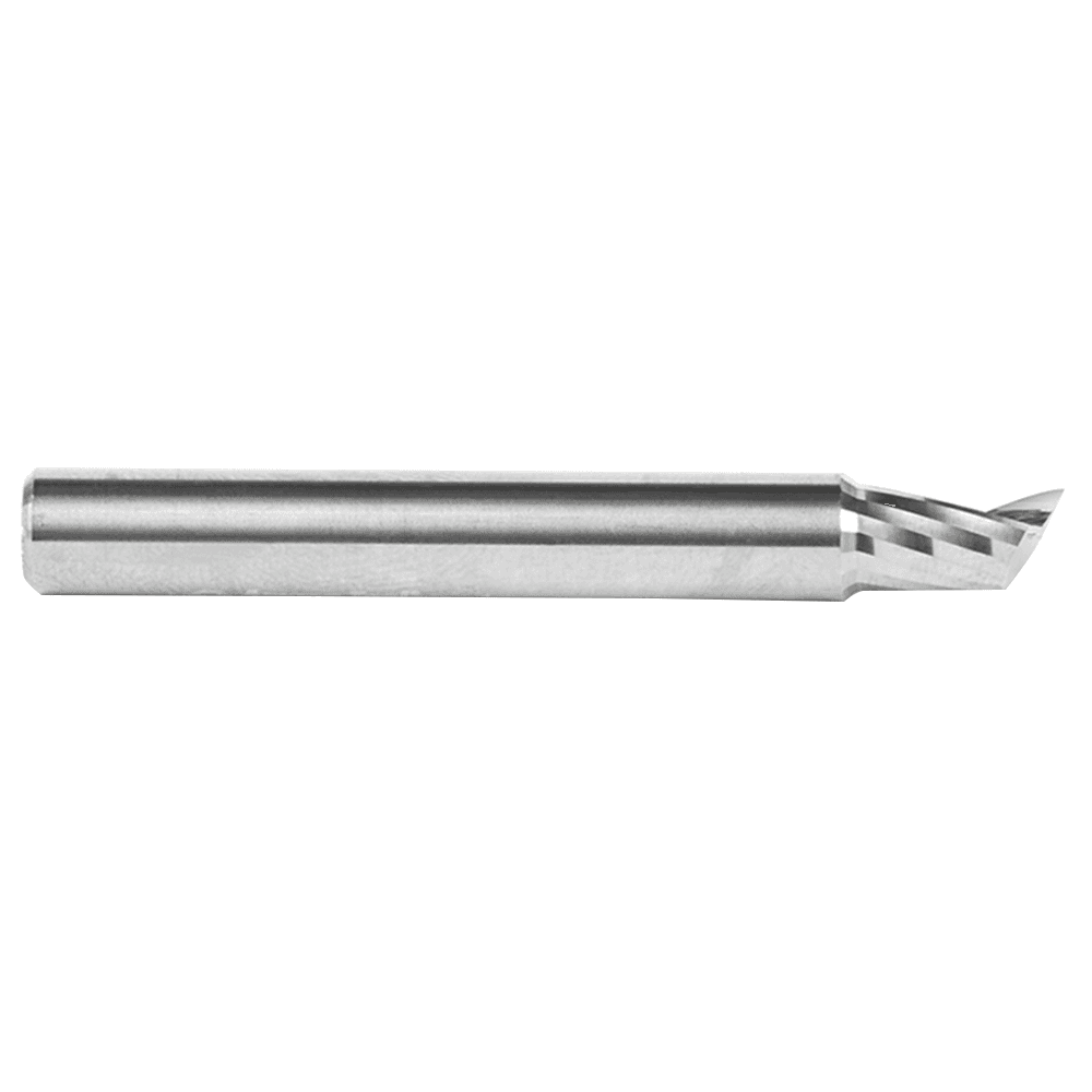 1/4" x 2" Up-Cut Spiral 'O' Single Plastic Cutting, 1-Flute, 1/4" Shank - Alt Image 2
