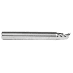 1/4" x 2" Up-Cut Spiral 'O' Single Plastic Cutting, 1-Flute, 1/4" Shank - Alt Image 2