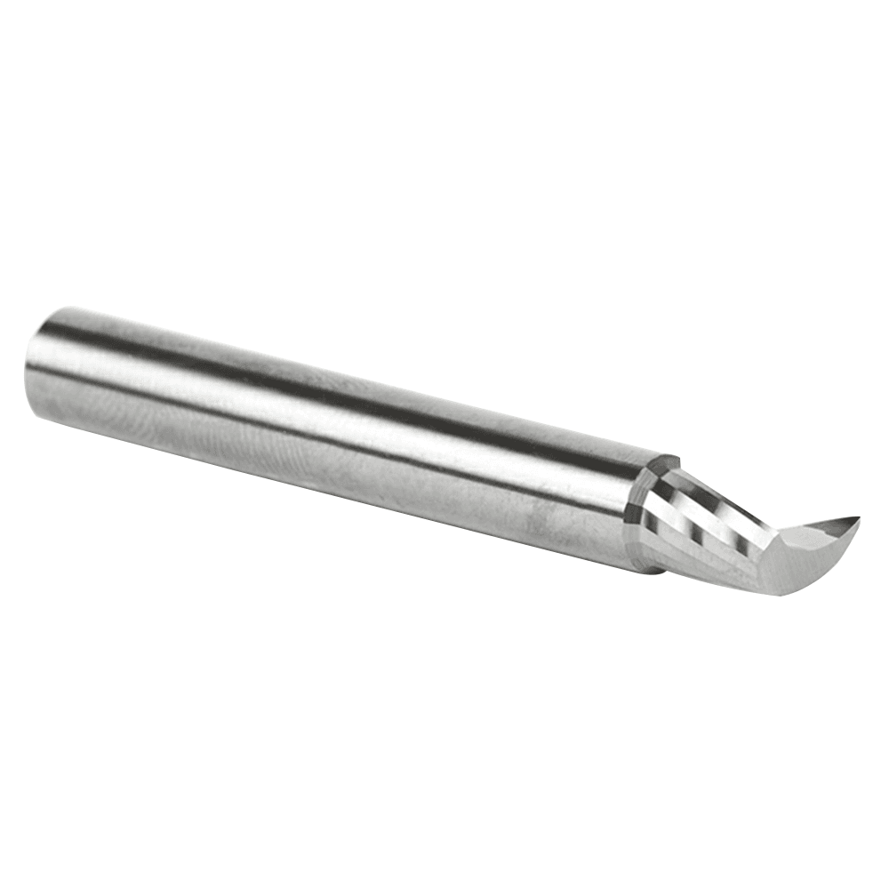1/4" x 2" Up-Cut Spiral 'O' Single Plastic Cutting, 1-Flute, 1/4" Shank - Alt Image 3