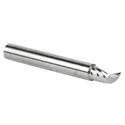 1/4" x 2" Up-Cut Spiral 'O' Single Plastic Cutting, 1-Flute, 1/4" Shank - Alt Image 3