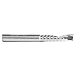 3/8" x 3-1/2" Up-Cut 'O' Plastic Cutting CNC Spiral Router Bit, 1-Flute, 3/8" Shank - Alt Image 2