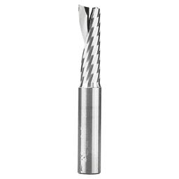 1/2" x 3-1/2" Up-Cut 'O' Plastic Cutting CNC Spiral Router Bit, 1-Flute, 1/2" Shank - Main Image