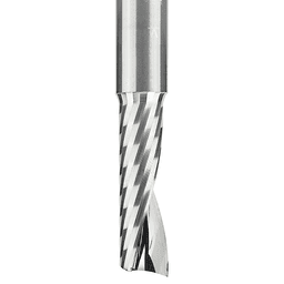 1/2" x 3-1/2" Up-Cut 'O' Plastic Cutting CNC Spiral Router Bit, 1-Flute, 1/2" Shank - Alt Image 1