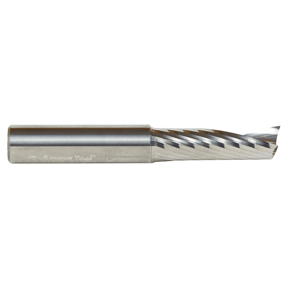 1/2" x 3-1/2" Up-Cut 'O' Plastic Cutting CNC Spiral Router Bit, 1-Flute, 1/2" Shank - Alt Image 2