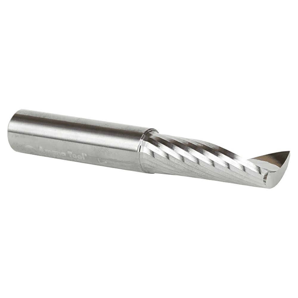 1/2" x 3-1/2" Up-Cut 'O' Plastic Cutting CNC Spiral Router Bit, 1-Flute, 1/2" Shank - Alt Image 3