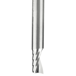 3/8" x 2-1/2" Up-Cut 'O' Plastic Cutting CNC Spiral Router Bit, 1-Flute, 3/8" Shank - Alt Image 1