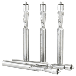 1/4" Dia x 5/8" InVectra Aluminum Laminate Trim, 1/4" Shank (5/Pack) Alt 1 - Image