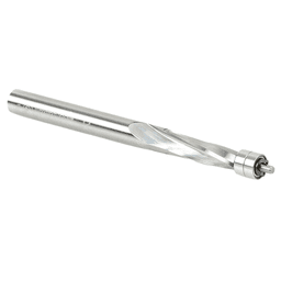 1/4" x 3" Plastic Spiral Flush Trim Bit with Double Ball Bearing, 1/4" Shank - Alt Image 2