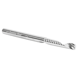 1/8" x 2" x 3/4" Up-Cut 'O' Plastic Cutting CNC Spiral Router Bit, 1-Flute, 1/8" Shank - Alt Image 1