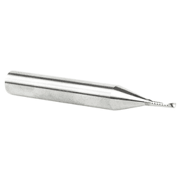 1/16" x 2" Up-Cut 'O' Plastic Cutting CNC Spiral Router Bit, 1-Flute, 1/4" Shank - Alt Image 2