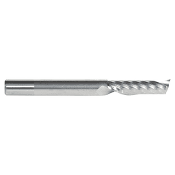 1/4" x 2-1/2" x 7/8" Up-Cut 'O' Plastic Cutting CNC Spiral Router Bit, 1-Flute, 1/4" Shank - Alt Image 2