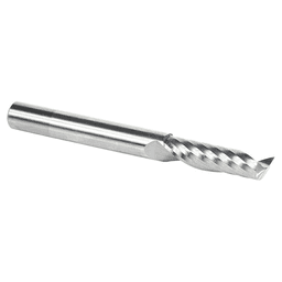 1/4" x 2-1/2" x 7/8" Up-Cut 'O' Plastic Cutting CNC Spiral Router Bit, 1-Flute, 1/4" Shank - Alt Image 3