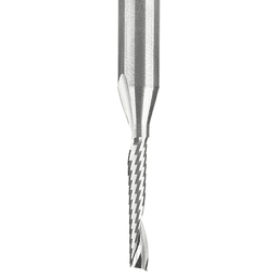1/8" x 2-1/2" Up-Cut 'O' Plastic Cutting CNC Spiral Router Bit, 1-Flute, 1/4" Shank - Alt Image 1