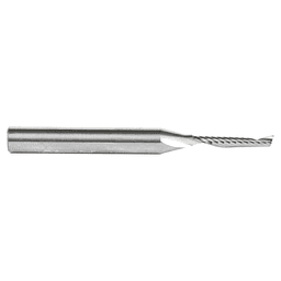 1/8" x 2-1/2" Up-Cut 'O' Plastic Cutting CNC Spiral Router Bit, 1-Flute, 1/4" Shank - Alt Image 2