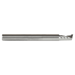 3/16" x 2" x 3/8" Up-Cut 'O' Plastic Cutting CNC Spiral Router Bit, 1-Flute, 3/16" Shank - Alt Image 1