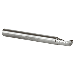 3/16" x 2" x 3/8" Up-Cut 'O' Plastic Cutting CNC Spiral Router Bit, 1-Flute, 3/16" Shank - Alt Image 3