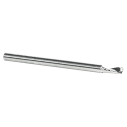 1/8" x 2" x 5/16" Up-Cut 'O' Plastic Cutting CNC Spiral Router Bit, 1-Flute, 1/8" Shank - Alt Image 3