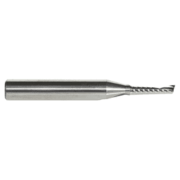 1/8" x 2" x 1/2" Up-Cut 'O' Aluminum Cutting CNC Spiral Router Bit, 1-Flute, 1/4" Shank - Alt Image 2