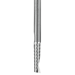 1/8" x 2" Up-Cut 'O' Aluminum Cutting CNC Spiral Router Bit, 1-Flute, 1/8" Shank - Alt Image 1