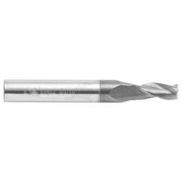 3/16" Dia x 7/16" CNC Solid Carbide Spiral Router Bit for Steel/Stainless Steel with AlTiN Coating 3-Flute, 1/4" Shank, 1-7/8" Long Up-Cut Router Bit, /45º Corner Chamfer End Mill Alt 2 - Image