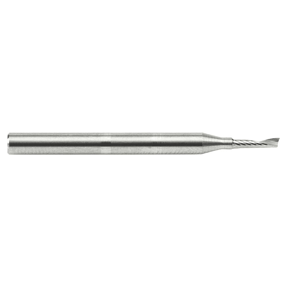 1/16" x 1-1/2" Up-Cut 'O' Aluminum Cutting CNC Spiral Router Bit, 1-Flute, 1/8" Shank - Alt Image 1
