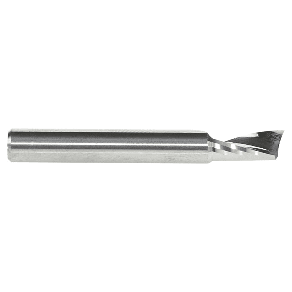 3/16" x 1-1/2" Up-Cut 'O' Aluminum Cutting CNC Spiral Router Bit, 1-Flute, 3/16" Shank - Alt Image 1