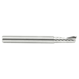 1/4" x 2-1/2" x 3/4" Up-Cut 'O' Aluminum Cutting CNC Spiral Router Bit, 1-Flute, 1/4" Shank - Alt Image 1