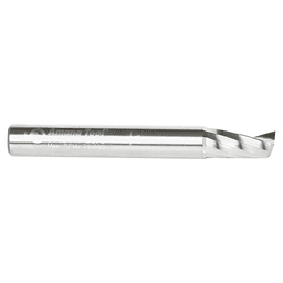3/8" x 3" x 3/4" Up-Cut 'O' Aluminum Cutting CNC Spiral Router Bit, 1-Flute, 3/8" Shank - Alt Image 1