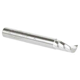 3/8" x 3" x 3/4" Up-Cut 'O' Aluminum Cutting CNC Spiral Router Bit, 1-Flute, 3/8" Shank - Alt Image 2