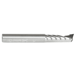 3/8" x 3" Up-Cut 'O' Aluminum Cutting CNC Spiral Router Bit, 1-Flute, 3/8" Shank - Alt Image 1