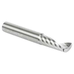3/8" x 3" Up-Cut 'O' Aluminum Cutting CNC Spiral Router Bit, 1-Flute, 3/8" Shank - Alt Image 2