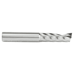 1/2" x 3-1/2" x 1-5/8" Up-Cut 'O' Aluminum Cutting CNC Spiral Router Bit, 1-Flute, 1/2" Shank - Alt Image 2
