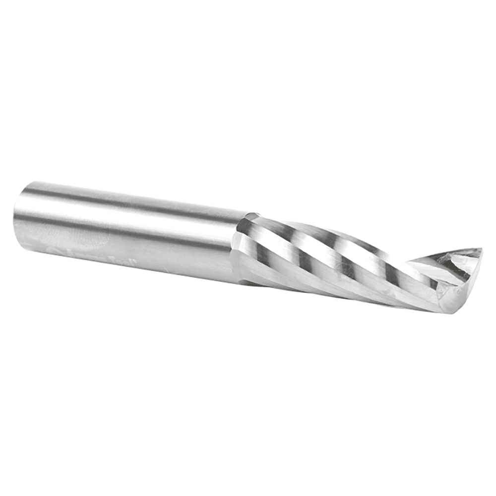 1/2" x 3-1/2" x 1-5/8" Up-Cut 'O' Aluminum Cutting CNC Spiral Router Bit, 1-Flute, 1/2" Shank - Alt Image 3