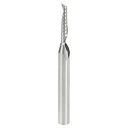 4mm x 63mm Up-Cut 'O' Aluminum Cutting CNC Spiral Router Bit, 1-Flute, 6mm Shank - Main Image