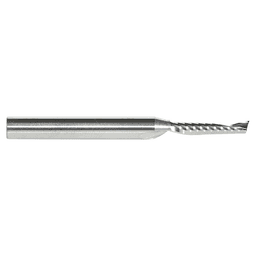 4mm x 63mm Up-Cut 'O' Aluminum Cutting CNC Spiral Router Bit, 1-Flute, 6mm Shank - Alt Image 2