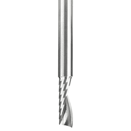 5mm x 64mm Up-Cut 'O' Plastic Cutting CNC Spiral Router Bit, 1-Flute, 5mm Shank - Alt Image 1