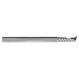 5mm x 64mm Up-Cut 'O' Plastic Cutting CNC Spiral Router Bit, 1-Flute, 5mm Shank - Alt Image 2