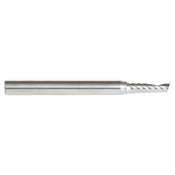 5mm x 63mm Up-Cut 'O' Aluminum Cutting CNC Spiral Router Bit, 1-Flute, 6mm Shank - Alt Image 1