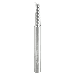 6mm x 64mm Up-Cut 'O' Aluminum Cutting CNC Spiral Router Bit, 1-Flute, 6mm Shank - Main Image
