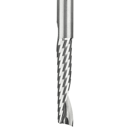 6mm x 75mm x 30mm Up-Cut 'O' Plastic Cutting CNC Spiral Router Bit, 1-Flute, 6mm Shank - Alt Image 1