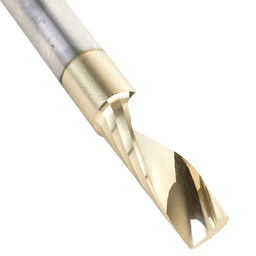 8mm x 64mm x 25mm Up-Cut 'O' Aluminum Cutting CNC Spiral Router Bit, 1-Flute, 8mm shank Alt 4 - Image