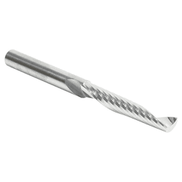 6mm x 75mm Up-Cut 'O' Plastic Cutting CNC Spiral Router Bit, 1-Flute, 6mm Shank - Alt Image 3