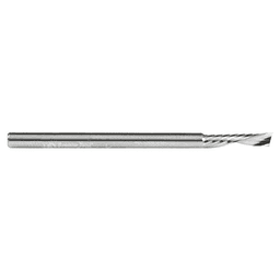 1/8" x 2" Down-Cut 'O' Aluminum Cutting CNC Spiral Router Bit, 1-Flute, 1/8" Shank - Alt Image 1
